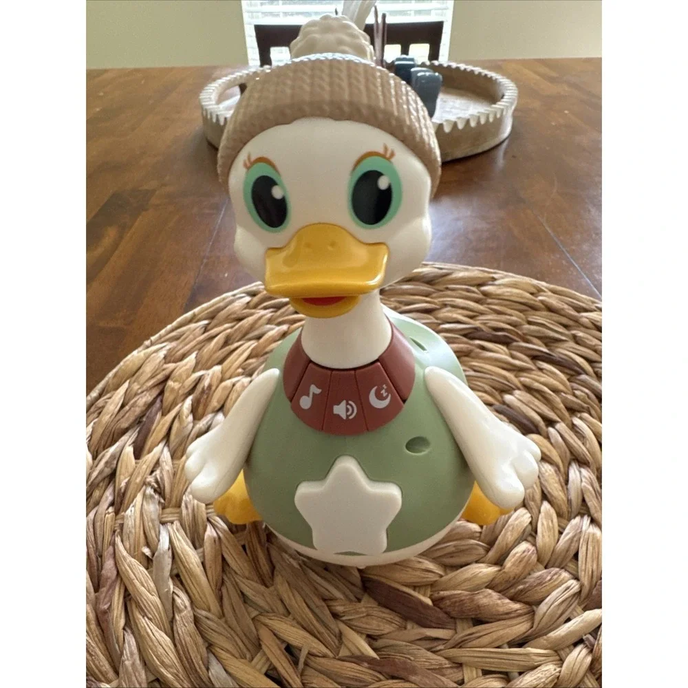 HOLA Baby Toys 6-12 Months Music Lights Waddles Across Floor Dancing Goose Duck